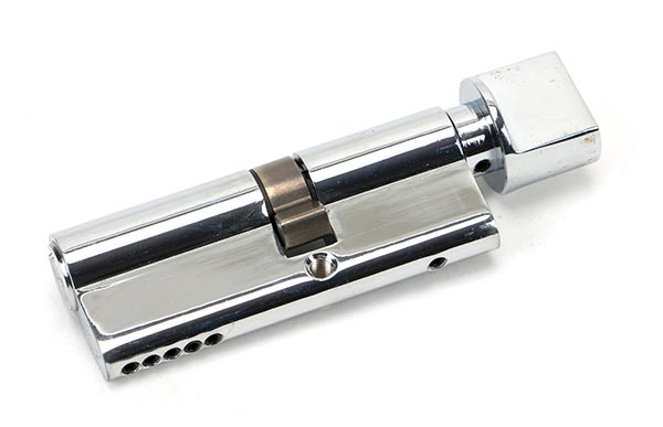 Polished Chrome 35T/45 5pin Euro Cylinder/Thumbturn | 46261