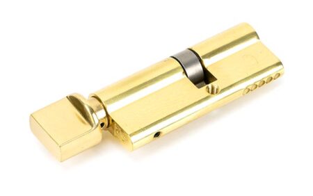 Lacquered Brass 35/45T 5pin Euro Cylinder/Thumbturn | 46263 - Image 2