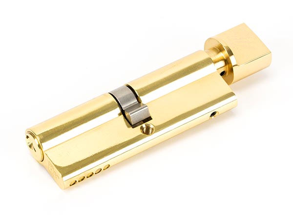 Lacquered Brass 45/45 5pin Euro Cylinder/Thumbturn | 46266