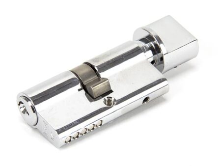 Polished Chrome 30/30 5pin Euro Cylinder/Thumbturn KA | 46270