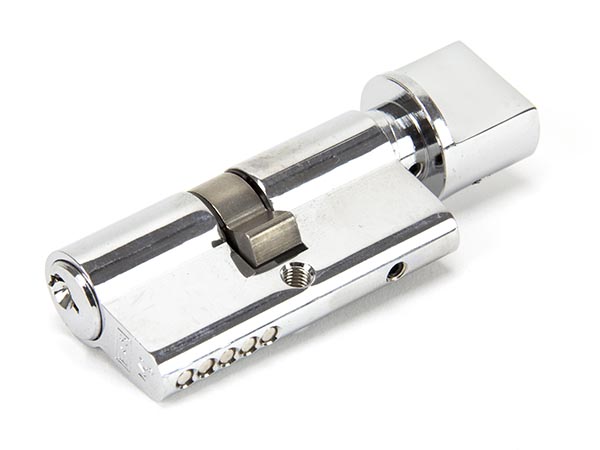 Polished Chrome 30/30 5pin Euro Cylinder/Thumbturn KA | 46270