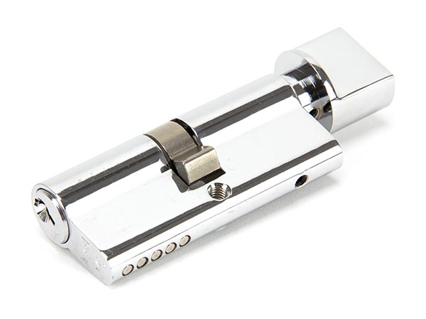 Polished Chrome 35/35 5pin Euro Cylinder/Thumbturn KA | 46273