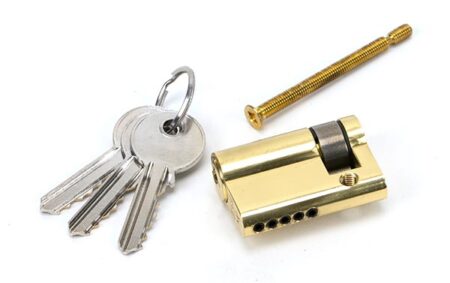 Lacquered Brass 35/10 5pin Single Cylinder | 46281 - Image 3