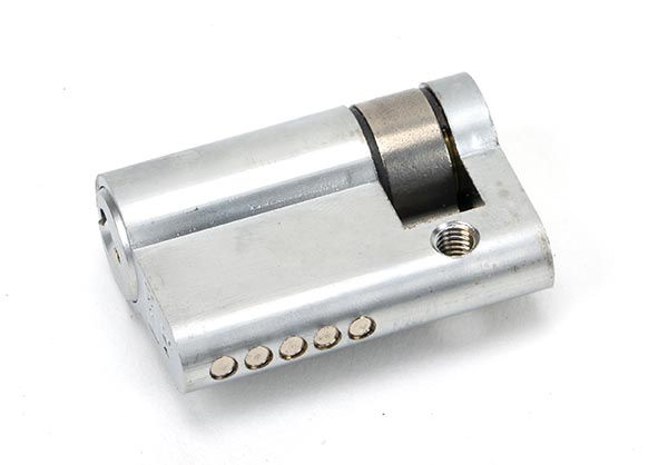 Satin Chrome 35/10 5pin Single Cylinder | 46283