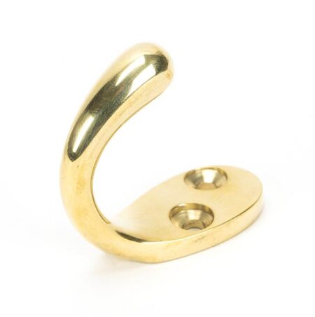 Polished Brass Celtic Single Robe Hook | 46308