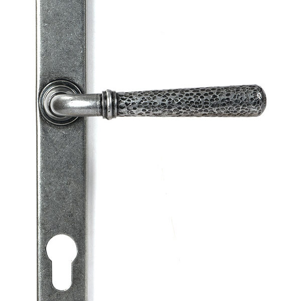 Pewter Hammered Newbury Slimline Espag. Lock Set | 46389
