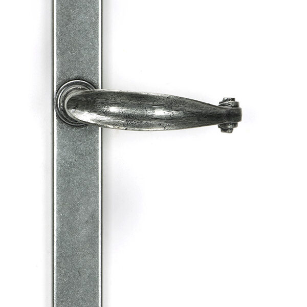 Pewter Cottage Slimline Lever Espag. Latch Set | 46401