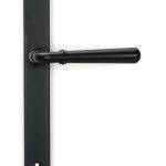 Matt Black Newbury Slimline Lever Espag. Latch Set | 46411