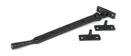 From the Anvil Matt Black 10" Hammered Newbury Stay