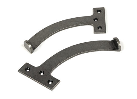 From the Anvil Pewter 7" Quadrant Stay (Pair) - Pewter Patina