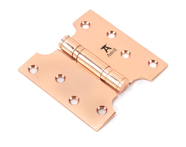 From the Anvil Polished Bronze 4" x 2" x 4" Parliament Hinge (pair) ss