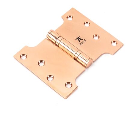 From the Anvil Polished Bronze 4" x 3" x 5" Parliament Hinge (pair) ss