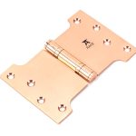 From the Anvil Polished Bronze 4" x 4" x 6" Parliament Hinge (pair) ss