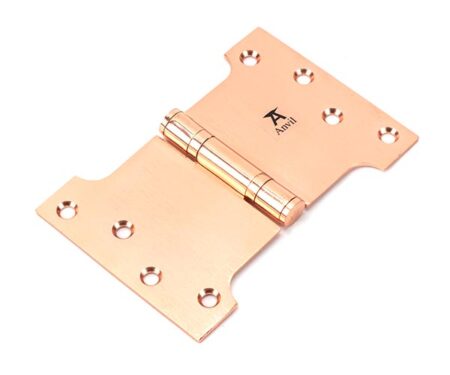 From the Anvil Polished Bronze 4" x 4" x 6" Parliament Hinge (pair) ss