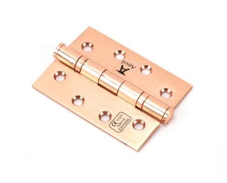 From the Anvil Polished Bronze 4" Ball Bearing Butt Hinge (pair) ss