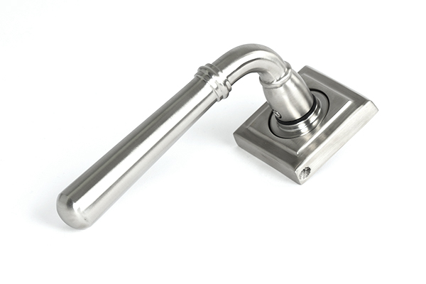 From the Anvil Satin Marine SS (316) Newbury Lever on Rose Set (Square) - Unsprung