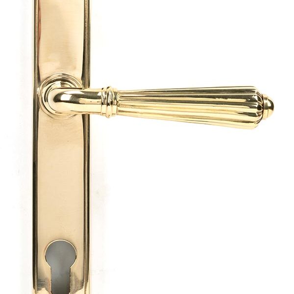 Polished Brass Hinton Slimline Lever Espag. Lock Set | 46547