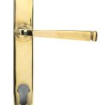 Polished Brass Avon Slimline Lever Espag. Lock Set | 46548