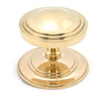 Polished Brass Art Deco Centre Door Knob | 46553