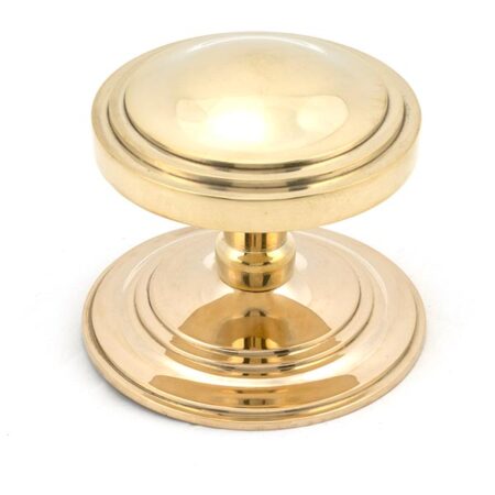 Polished Brass Art Deco Centre Door Knob | 46553