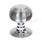 Polished Chrome Beehive Centre Door Knob | 46655