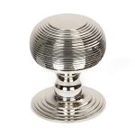 Polished Nickel Beehive Centre Door Knob | 46656
