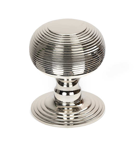 Polished Nickel Beehive Centre Door Knob | 46656