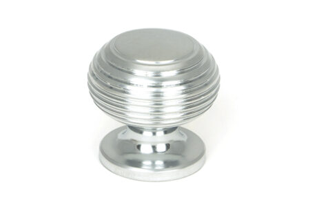 Satin Chrome Beehive Cabinet Knob 30mm | 46663