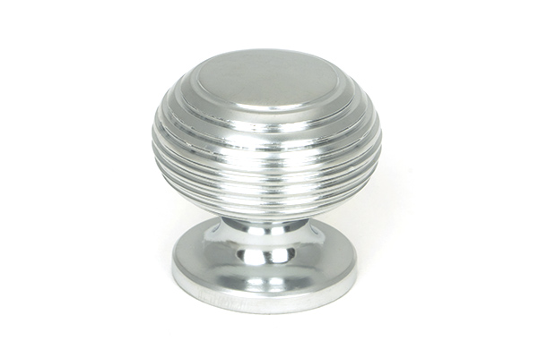 Satin Chrome Beehive Cabinet Knob 30mm | 46663
