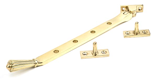 Polished Brass 10" Hinton Stay | 46704