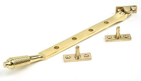 Polished Brass 10" Reeded Stay | 46707