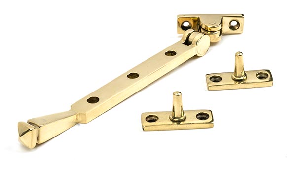 From the Anvil Polished Brass 8" Avon Stay