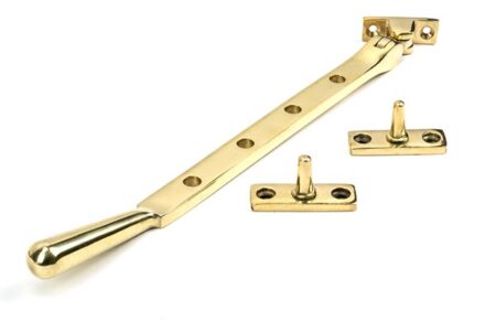 From the Anvil Polished Brass 10" Newbury Stay