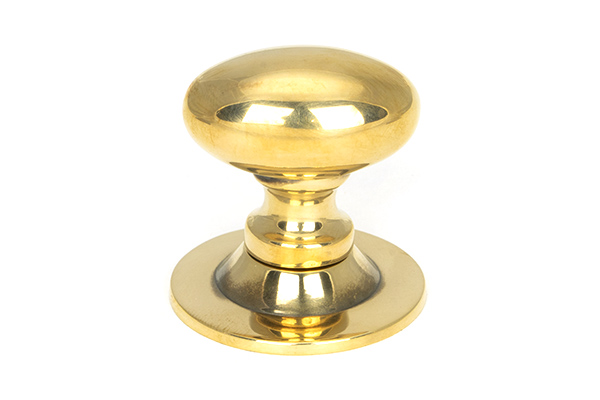 From the Anvil Aged Brass Oval Cabinet Knob 40mm