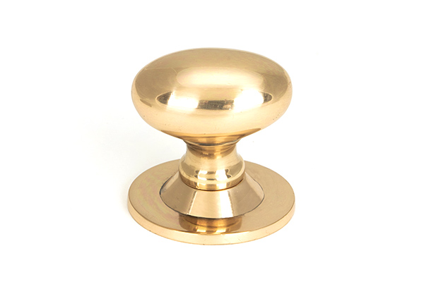 From the Anvil Polished Bronze Oval Cabinet Knob 40mm