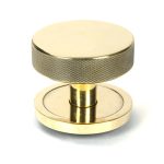 From the Anvil Aged Brass Brompton Centre Door Knob (Plain)
