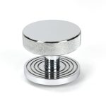 From the Anvil Polished Chrome Brompton Centre Door Knob (Beehive)