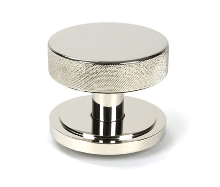 From the Anvil Polished Nickel Brompton Centre Door Knob (Art Deco)