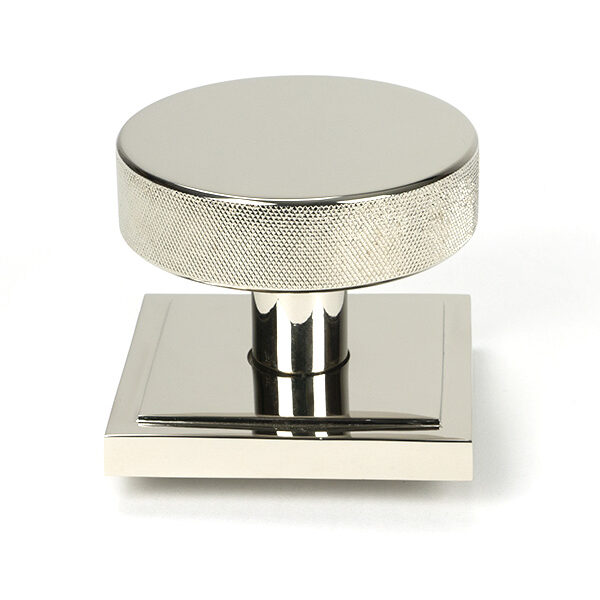 From the Anvil Polished Nickel Brompton Centre Door Knob (Square)
