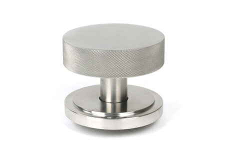 From the Anvil Satin Marine SS (316) Brompton Centre Door Knob (Art Deco)