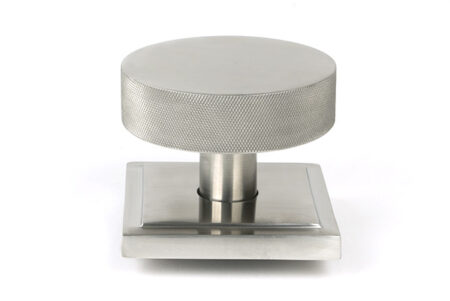 From the Anvil Satin Marine SS (316) Brompton Centre Door Knob (Square)