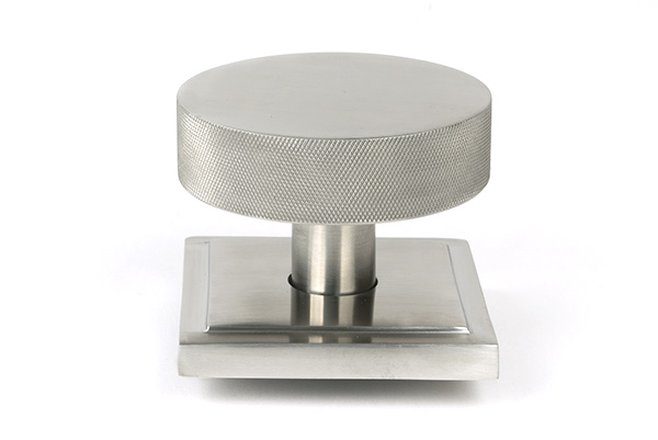 From the Anvil Satin Marine SS (316) Brompton Centre Door Knob (Square)