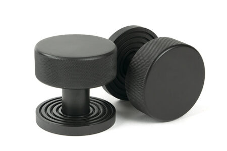 Aged Bronze Brompton Mortice/Rim Knob Set (Beehive) | 46788