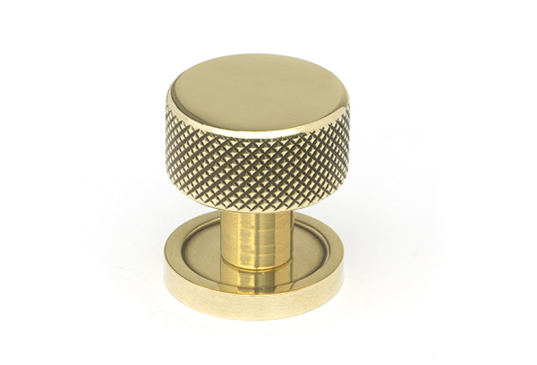 Aged Brass Brompton Cabinet Knob - 25mm (Plain) | 46814