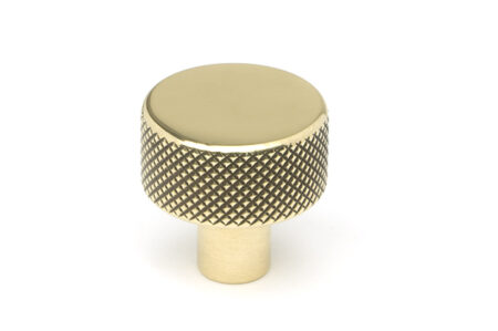 Aged Brass Brompton Cabinet Knob - 25mm (No rose) | 46815