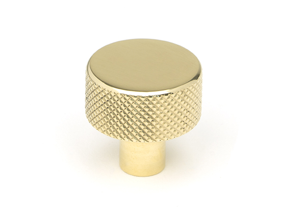 Polished Brass Brompton Cabinet Knob - 25mm (No rose) | 46820