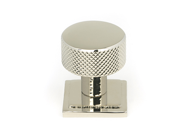 Polished Nickel Brompton Cabinet Knob - 25mm (Square) | 46825