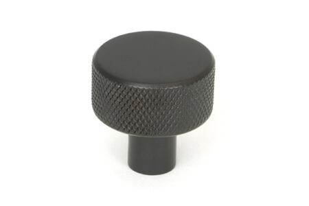 Aged Bronze Brompton Cabinet Knob - 25mm (No rose) | 46827
