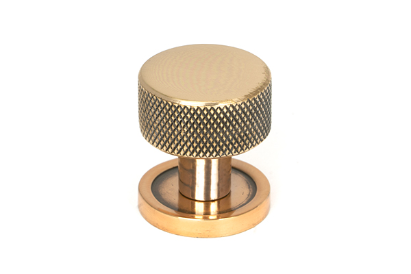 Polished Bronze Brompton Cabinet Knob - 25mm (Plain) | 46830