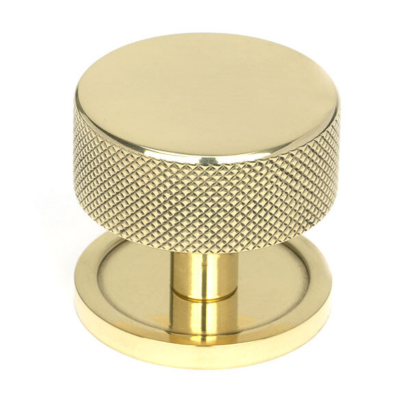 Polished Brass Brompton Cabinet Knob - 38mm (Plain) | 46840